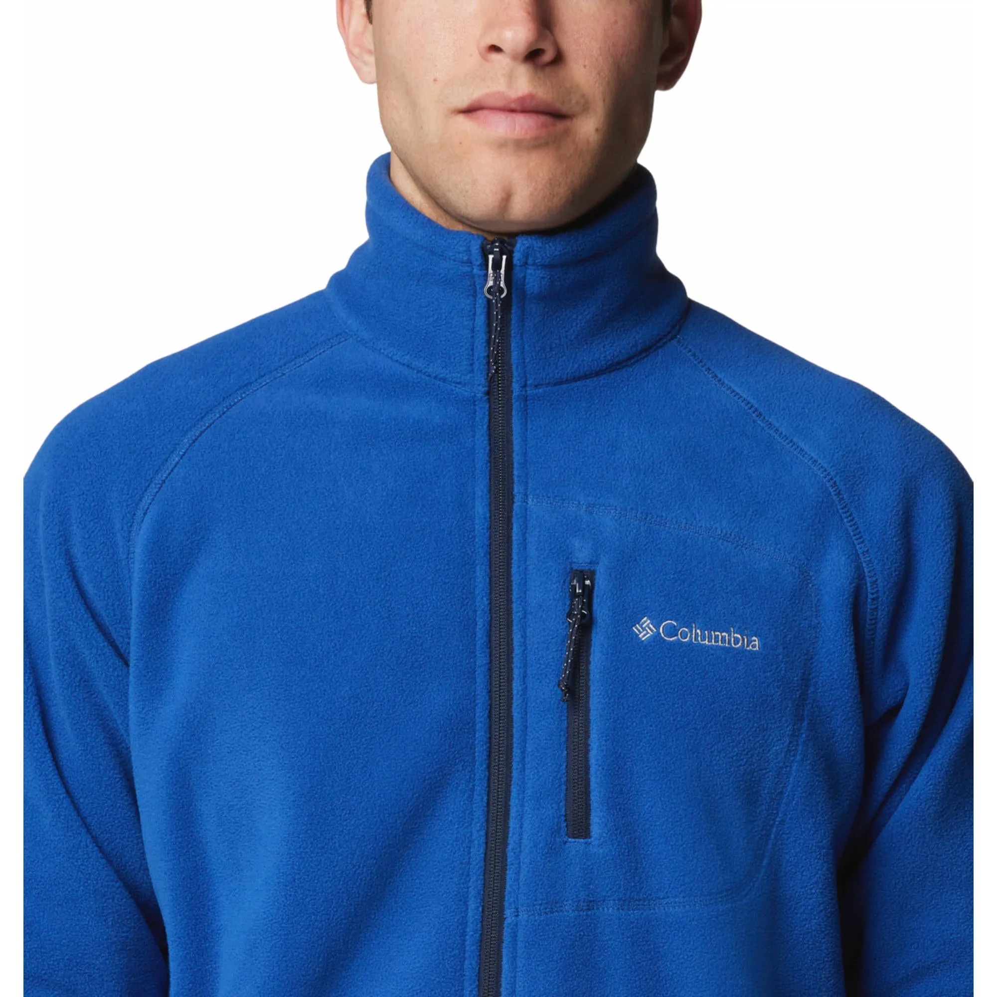 Columbia Men Blue Fast Trek II Fleece Jacket