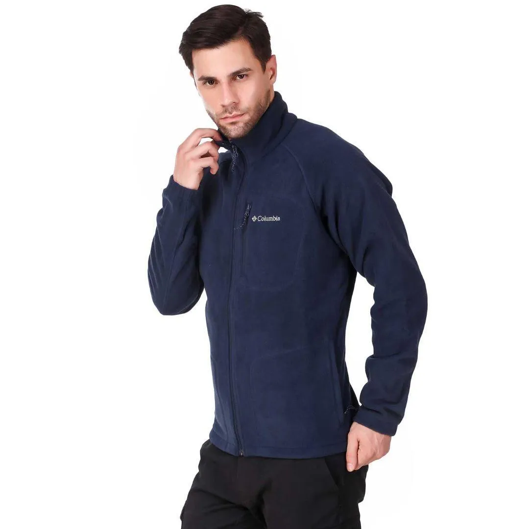 Columbia Men Blue Fast Trek II Fleece Jacket