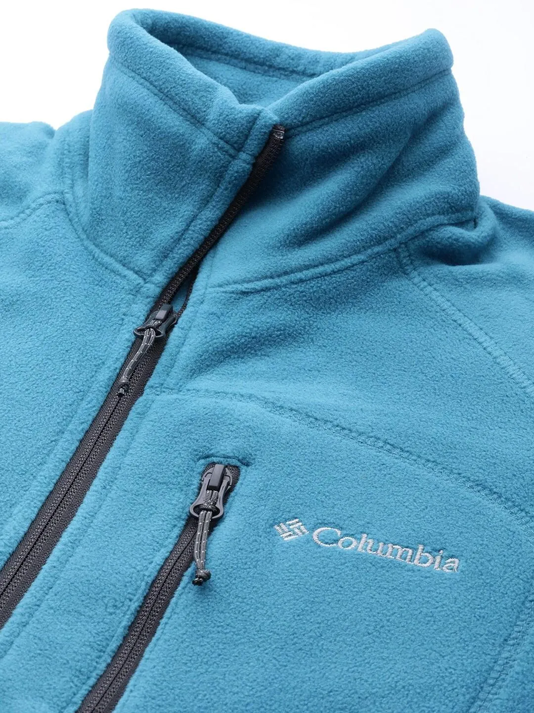 Columbia Men Blue Fast Trek II Fleece Jacket