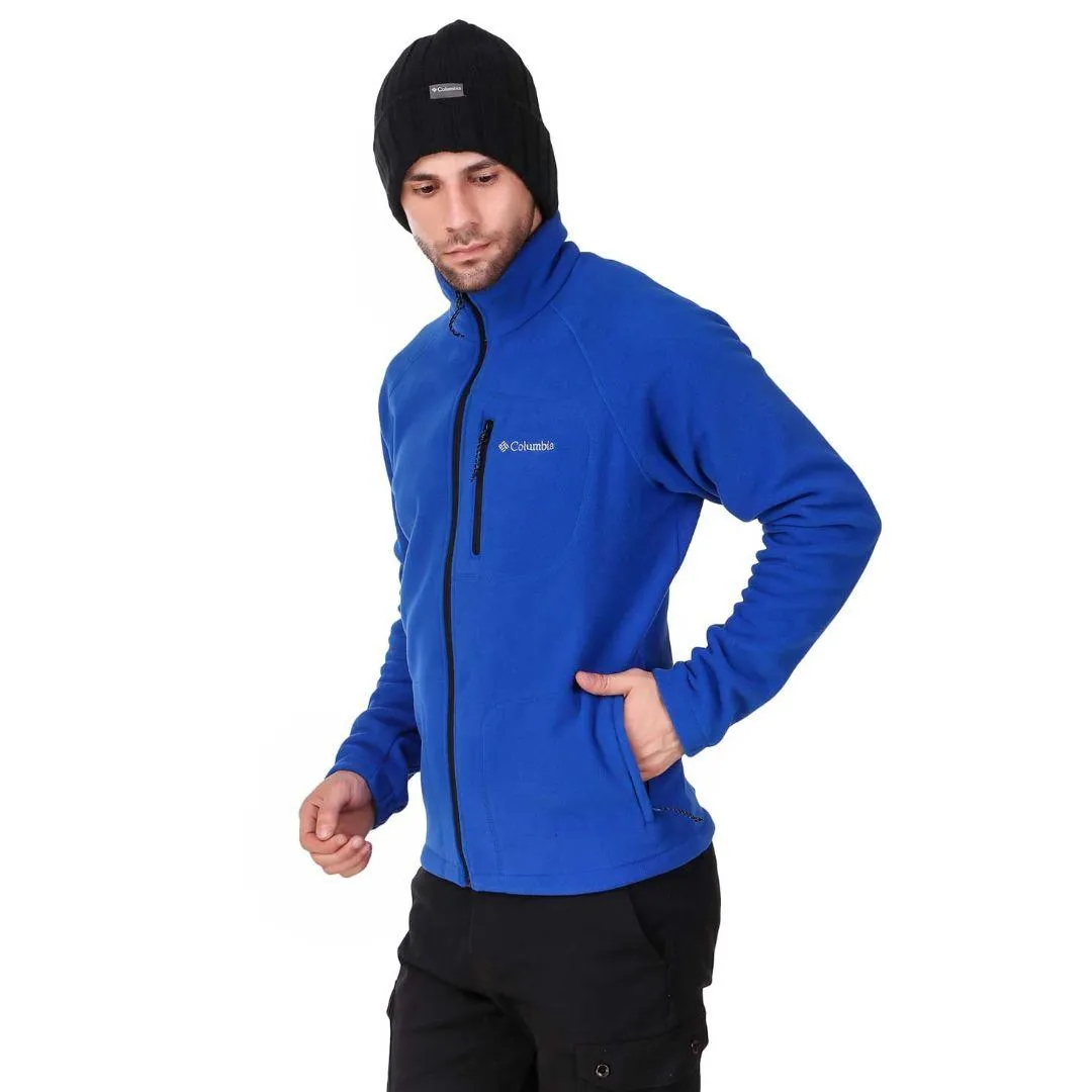 Columbia Men Blue Fast Trek II Fleece Jacket