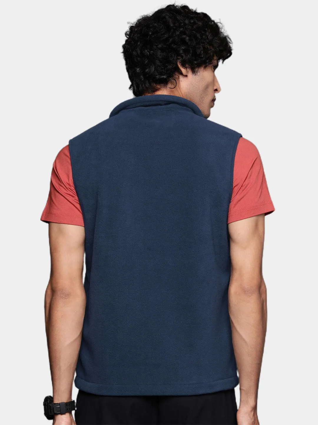 Columbia Men Blue Fast Trek Vest