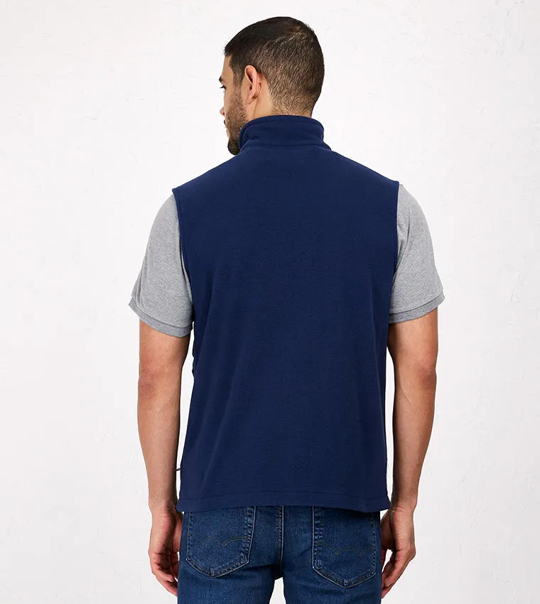 Columbia Men Blue Fast Trek Vest