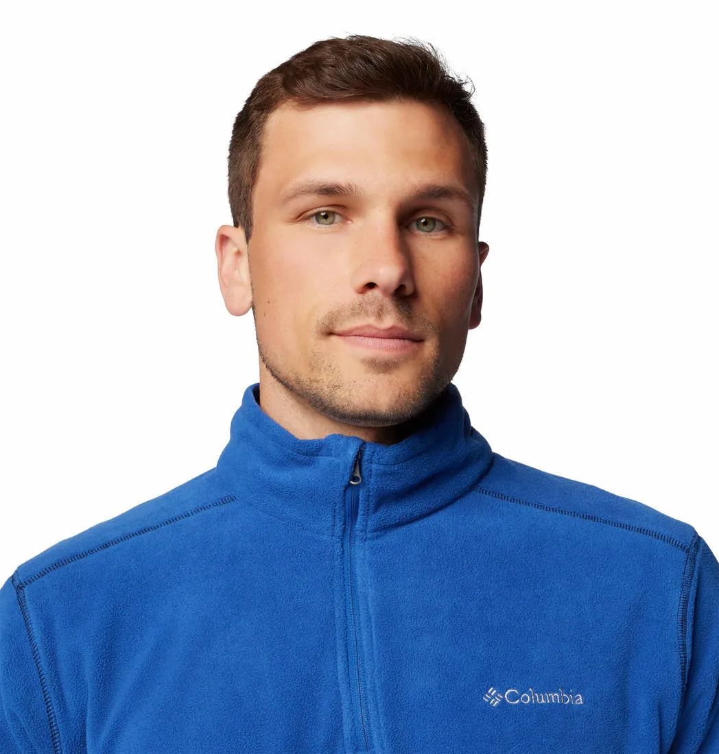 Columbia Men Blue Klamath Range II Half Zip Fleece