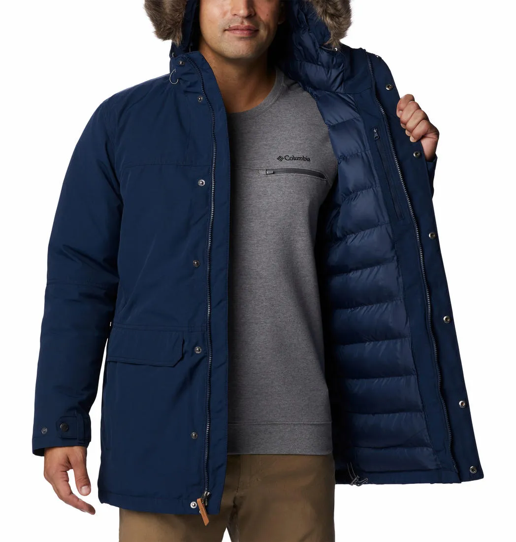 Columbia Men Blue Marquam Peak Parka Parka Jacket