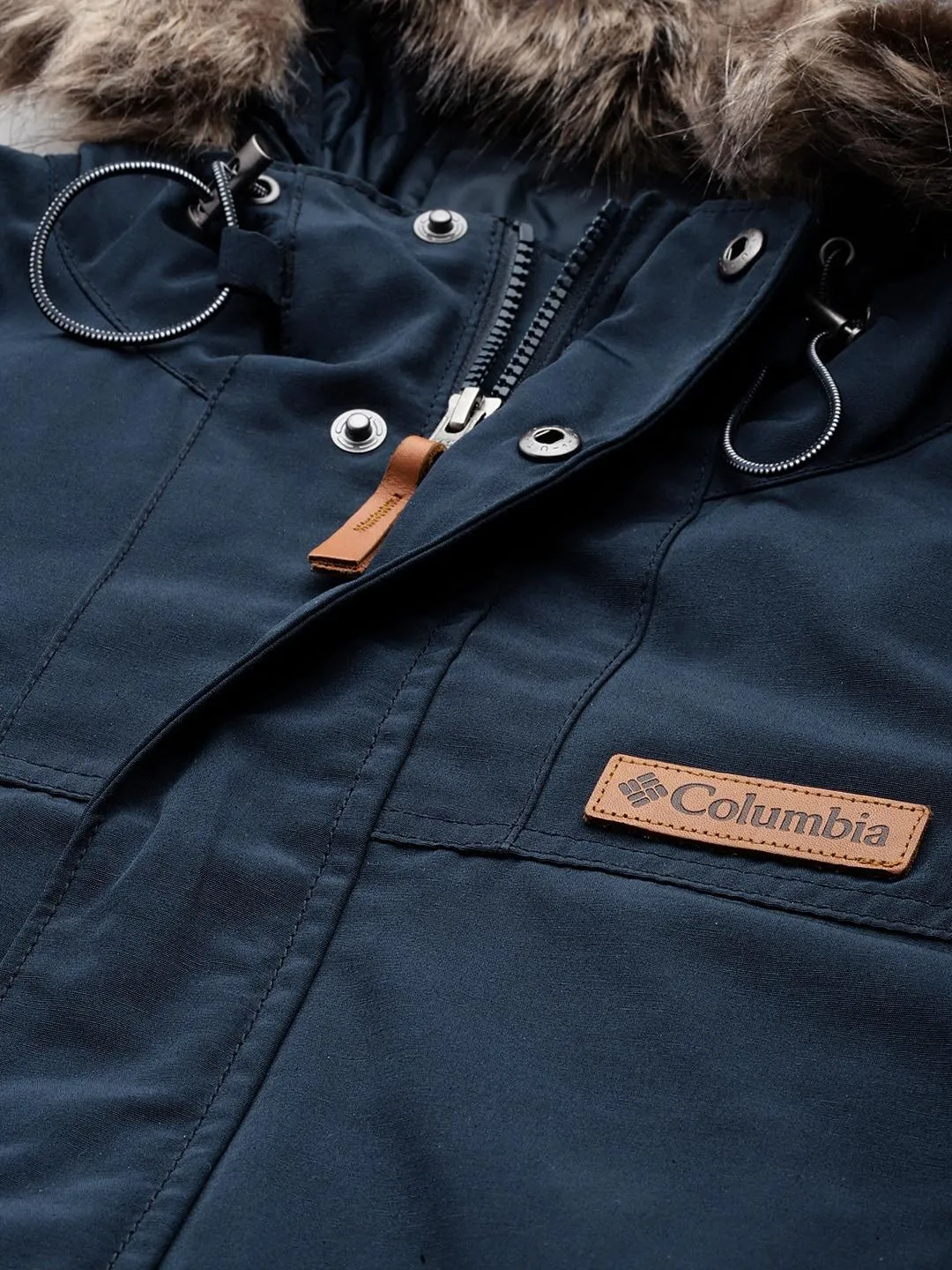 Columbia Men Blue Marquam Peak Parka Parka Jacket
