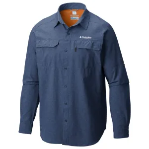 Columbia Men Blue Omni-Freeze Irico Long Sleeve Shirt