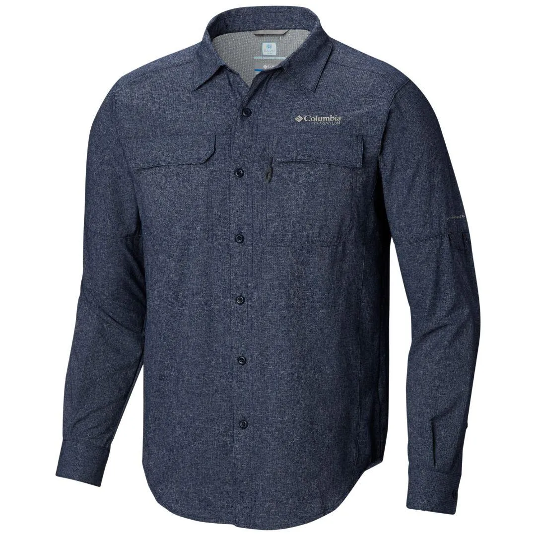 Columbia Men Blue Omni-Freeze Irico Long Sleeve Shirt