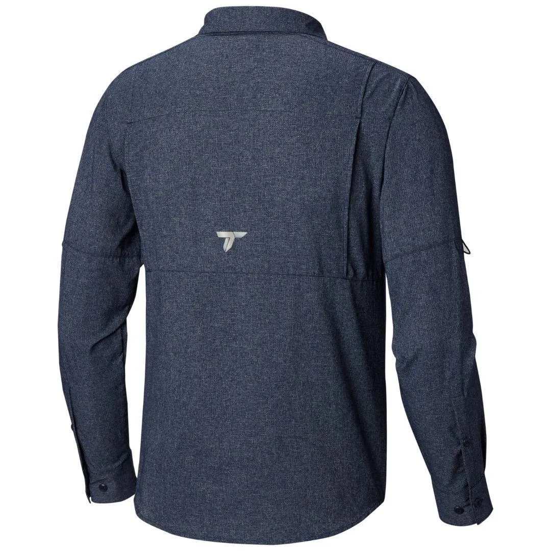 Columbia Men Blue Omni-Freeze Irico Long Sleeve Shirt
