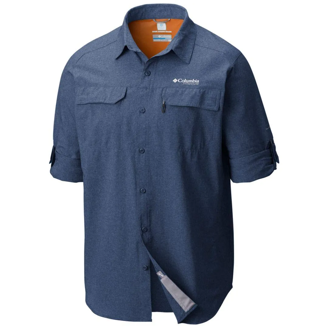 Columbia Men Blue Omni-Freeze Irico Long Sleeve Shirt