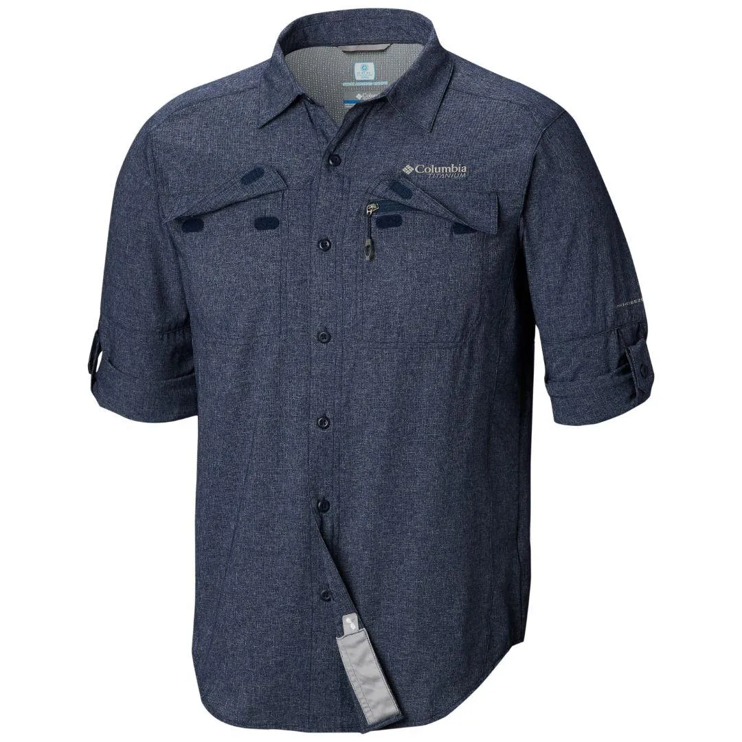 Columbia Men Blue Omni-Freeze Irico Long Sleeve Shirt