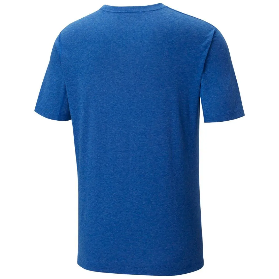 Columbia Men Blue Omni-Freeze Silver Ridge Zero Tshirt