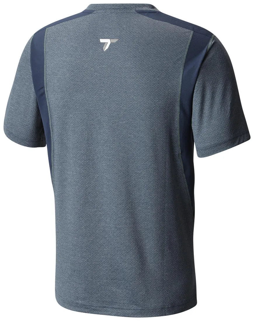Columbia Men Blue Omni-Freeze Titan Ice Tshirt