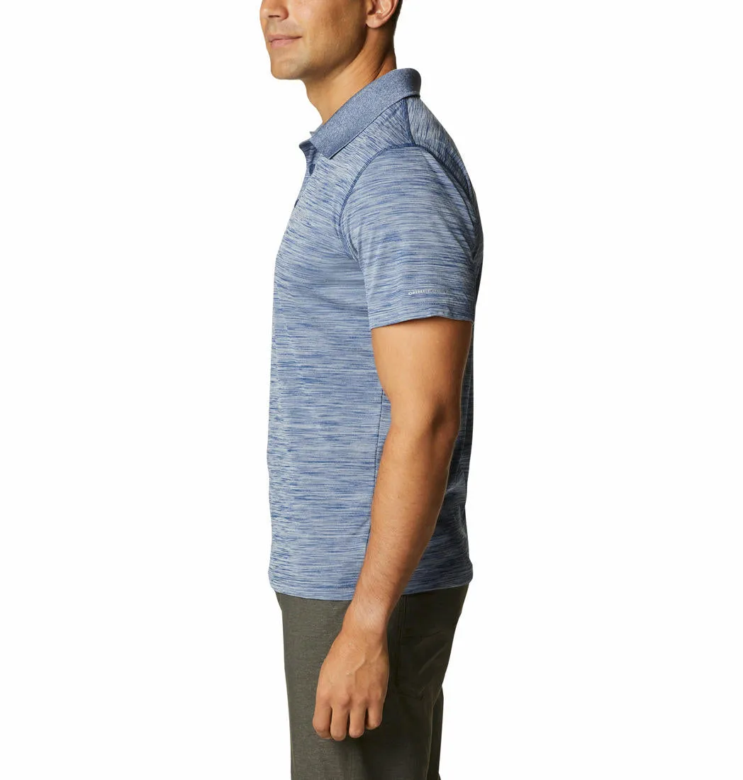 Columbia Men Blue Omni-Freeze Zero Rules Polo Tshirt