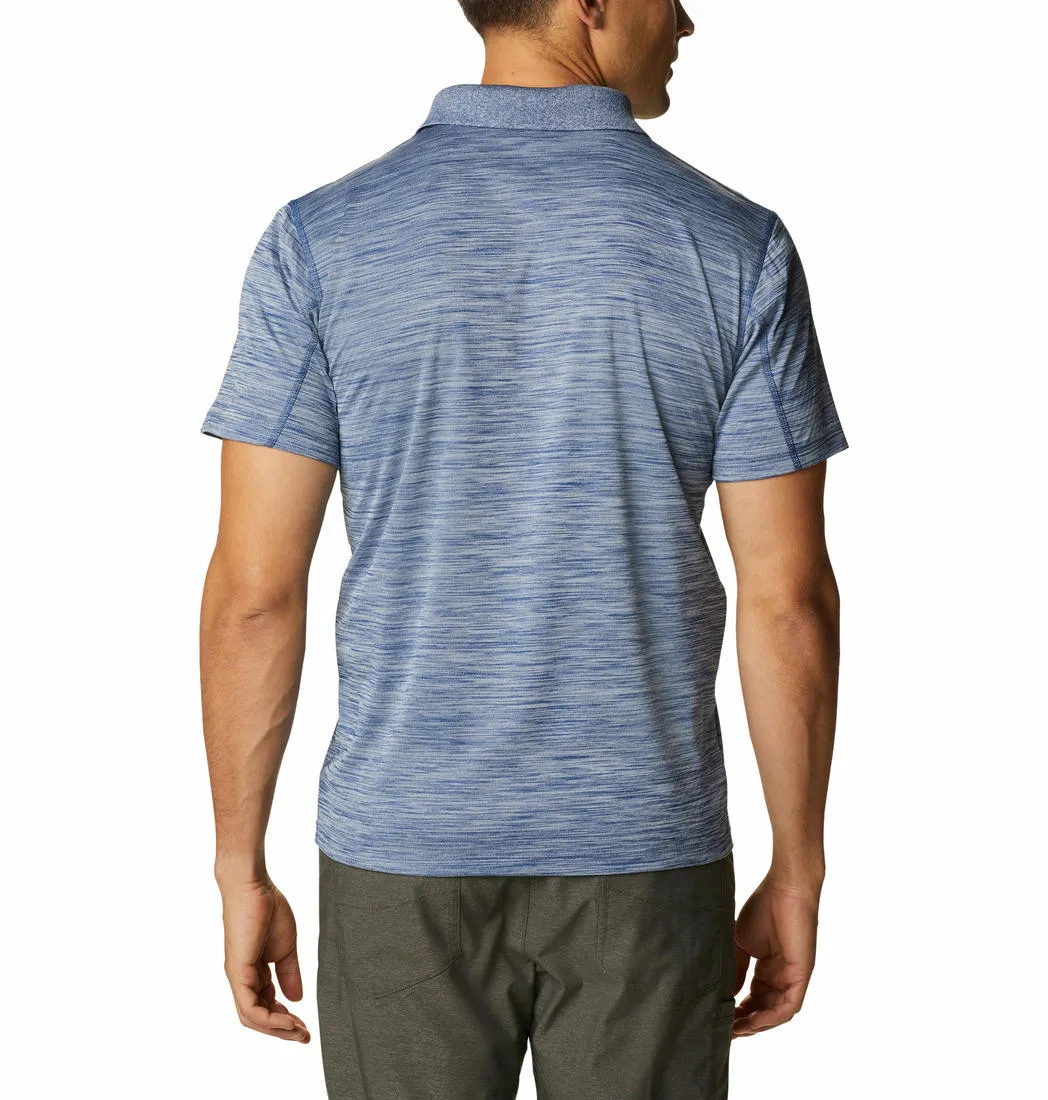 Columbia Men Blue Omni-Freeze Zero Rules Polo Tshirt