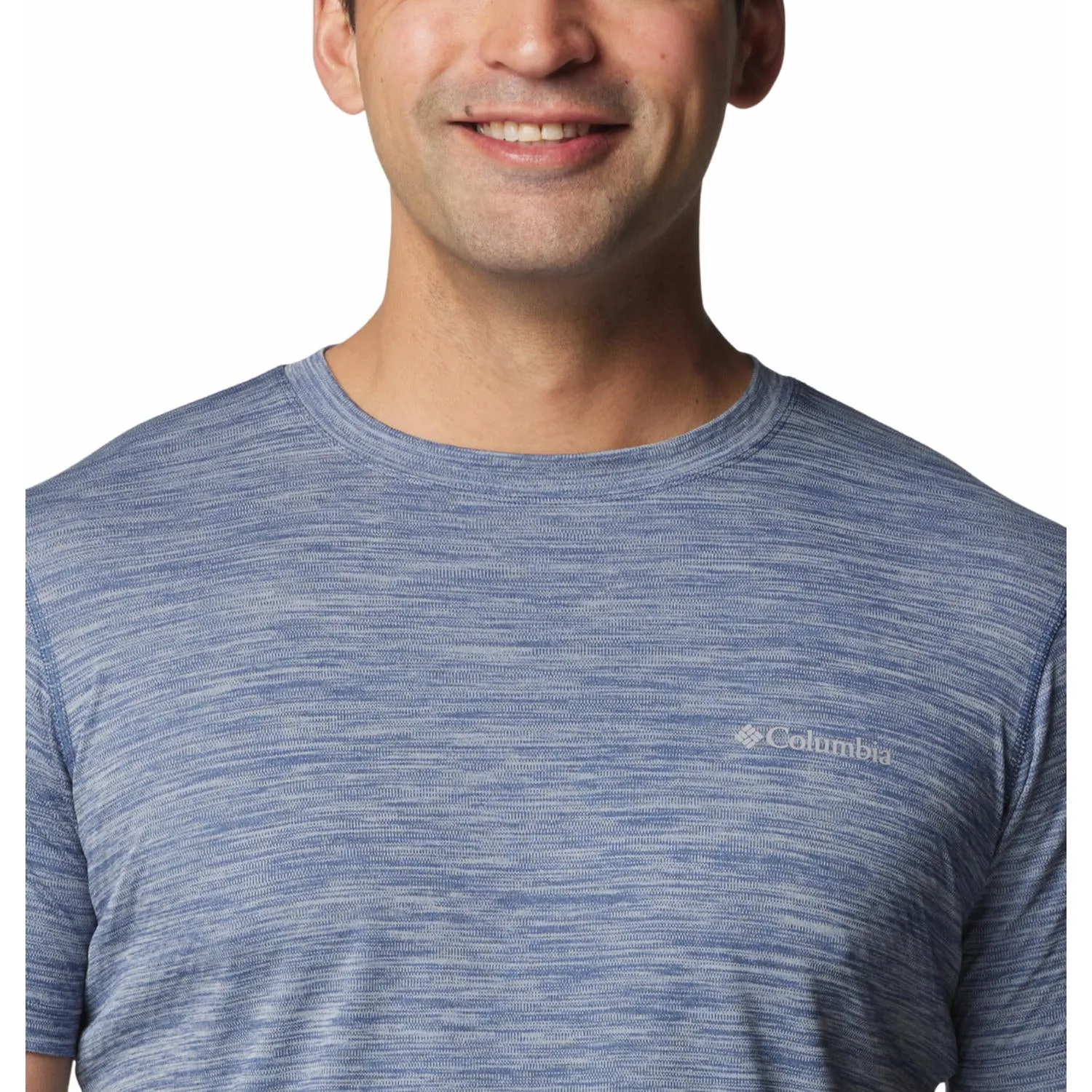 Columbia Men Blue Omni-Freeze Zero Rules Tshirt