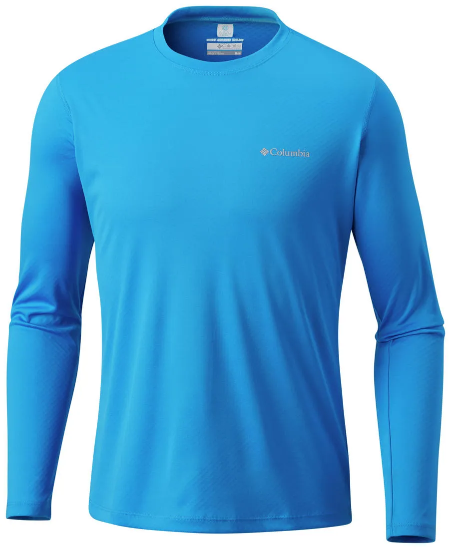 Columbia Men Blue Omni-Freeze Zero Rules Tshirt
