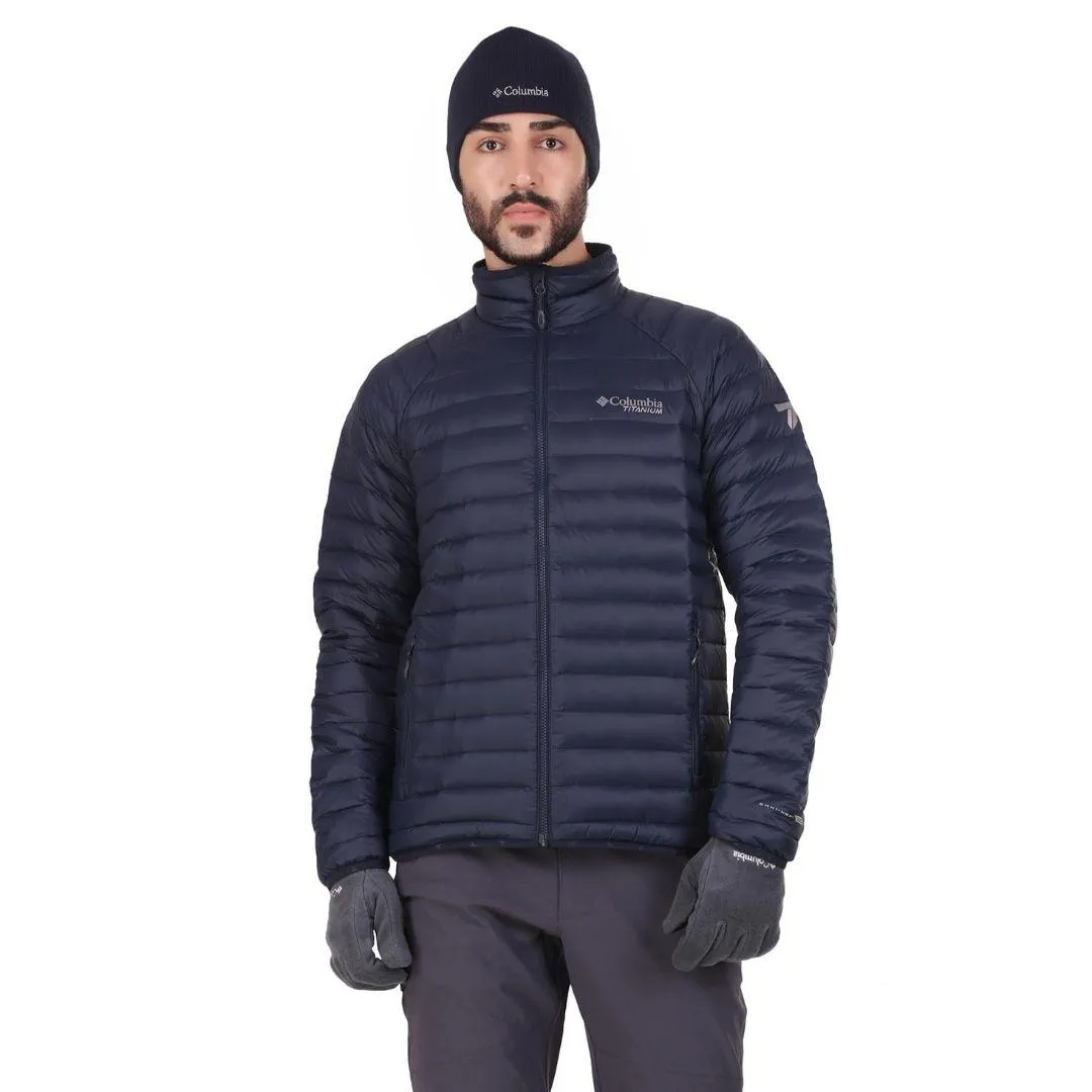 Columbia Men Blue Omni-Heat 3D Alpha Trail Down Jacket