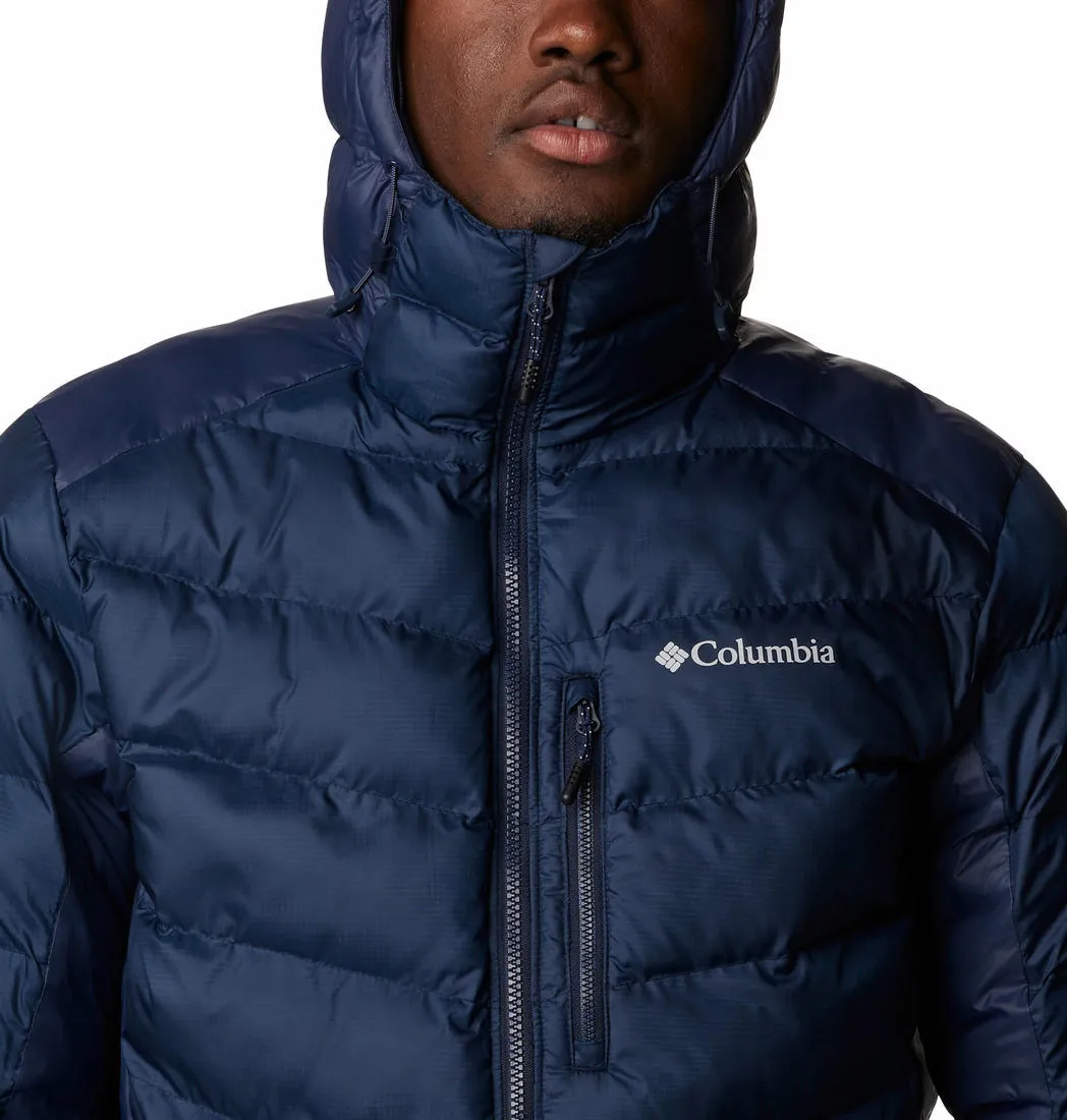 Columbia Men Blue Omni-Heat Infinity Labyrinth Loop Hooded Jacket