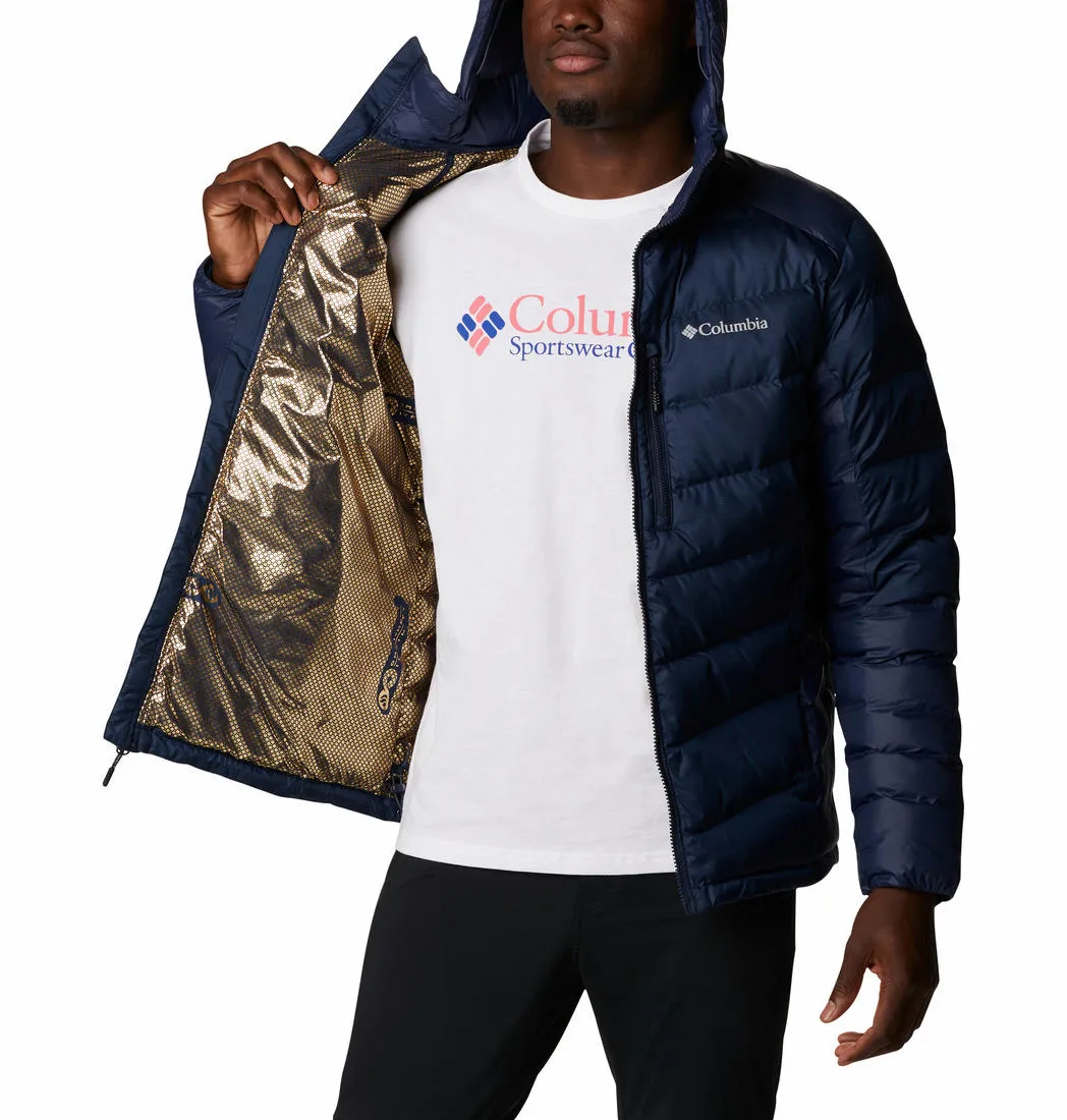 Columbia Men Blue Omni-Heat Infinity Labyrinth Loop Hooded Jacket