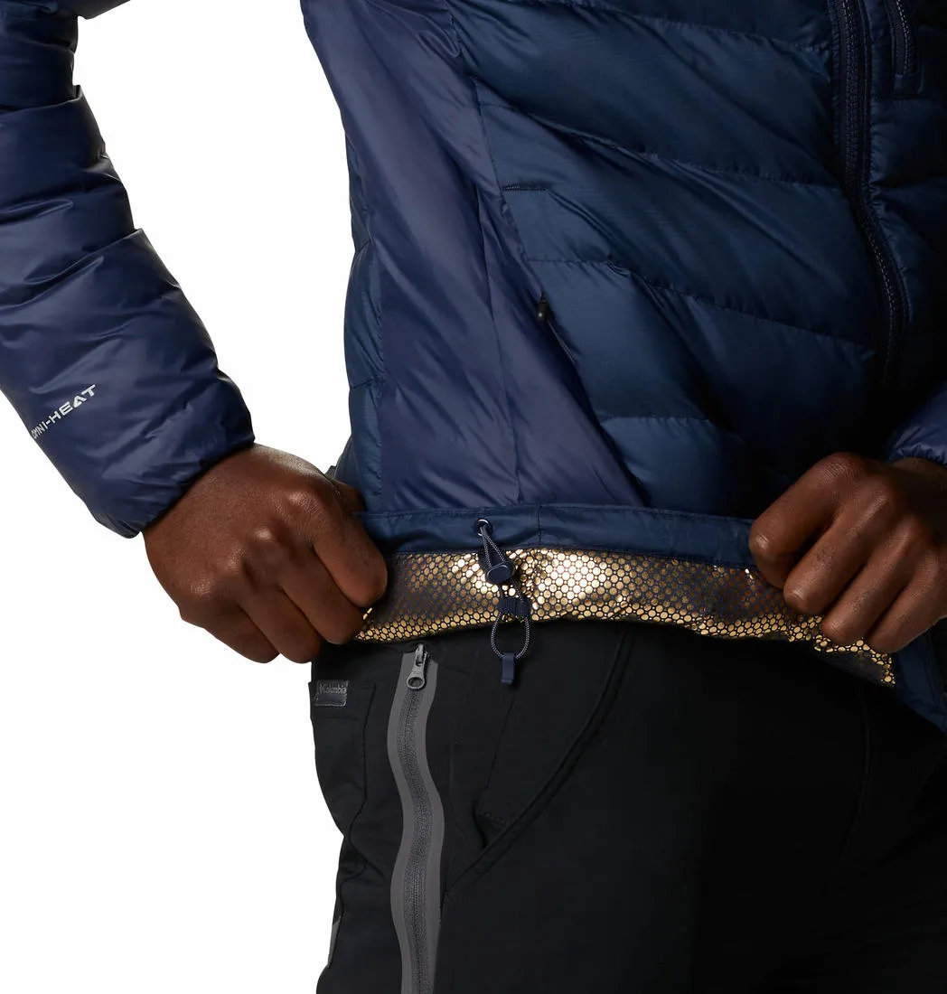 Columbia Men Blue Omni-Heat Infinity Labyrinth Loop Hooded Jacket