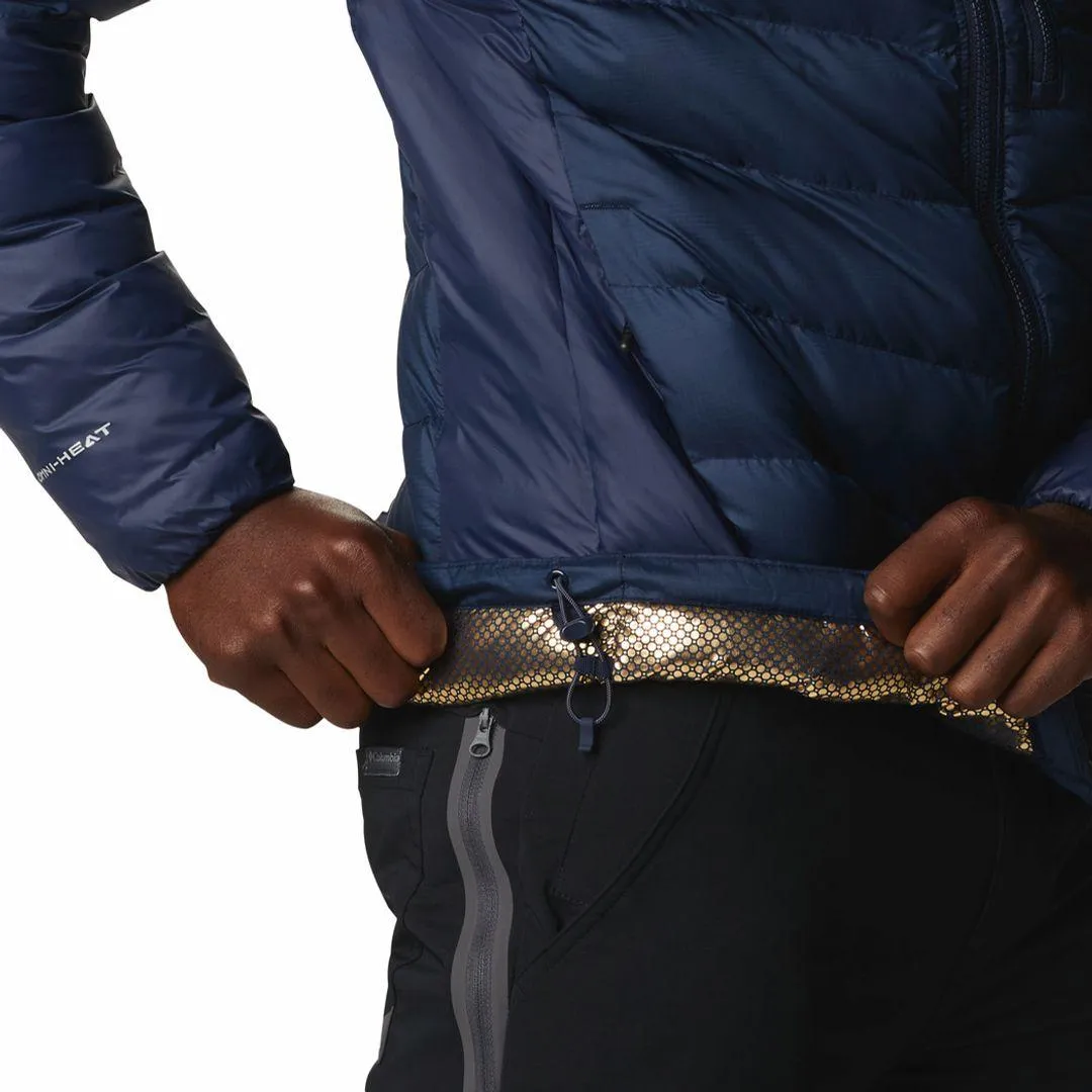 Columbia Men Blue Omni-Heat Infinity Labyrinth Loop Hooded Jacket