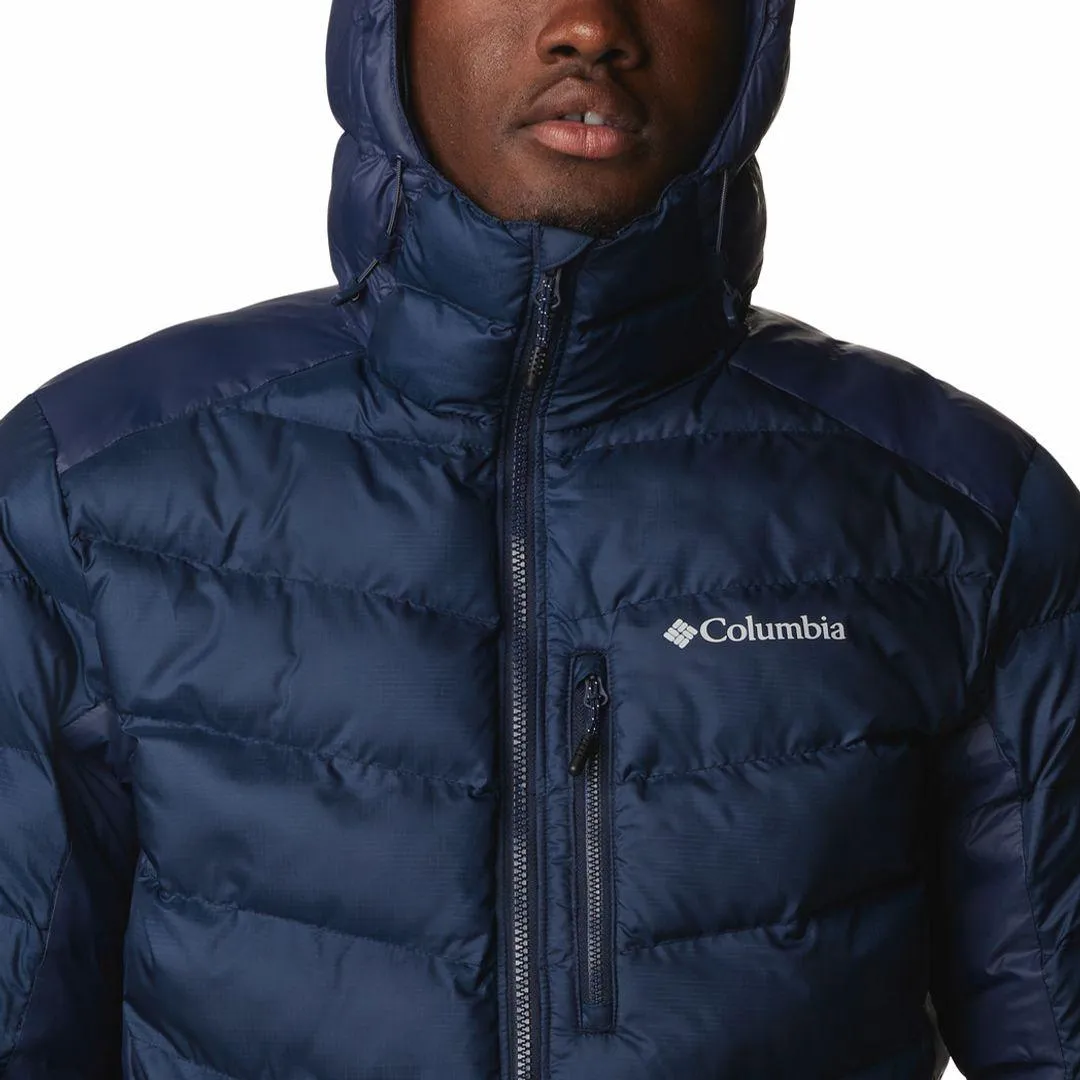 Columbia Men Blue Omni-Heat Infinity Labyrinth Loop Hooded Jacket