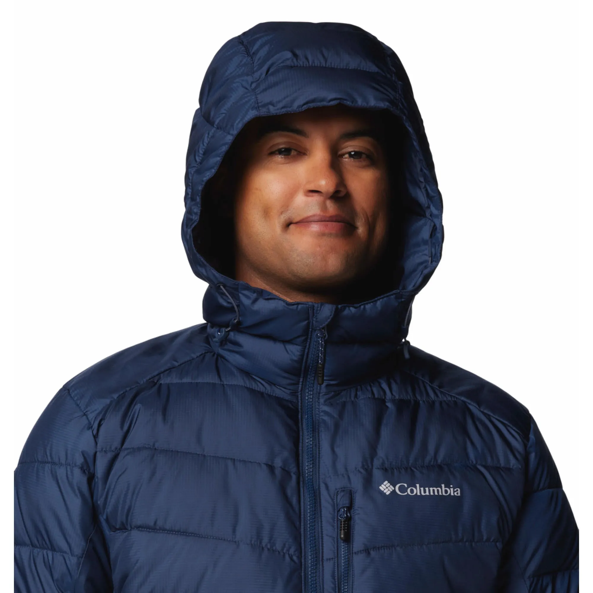 Columbia Men Blue Omni-Heat Infinity Labyrinth Loop II Hooded Jacket