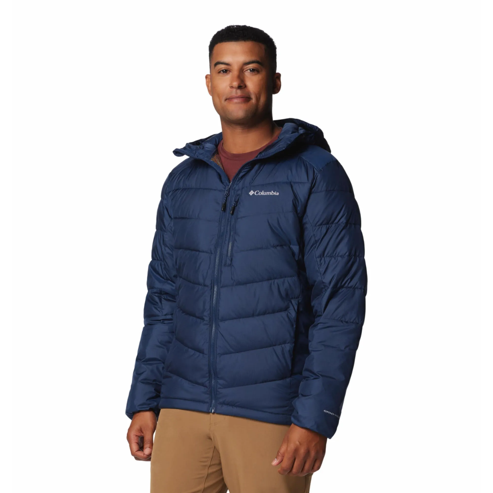 Columbia Men Blue Omni-Heat Infinity Labyrinth Loop II Hooded Jacket