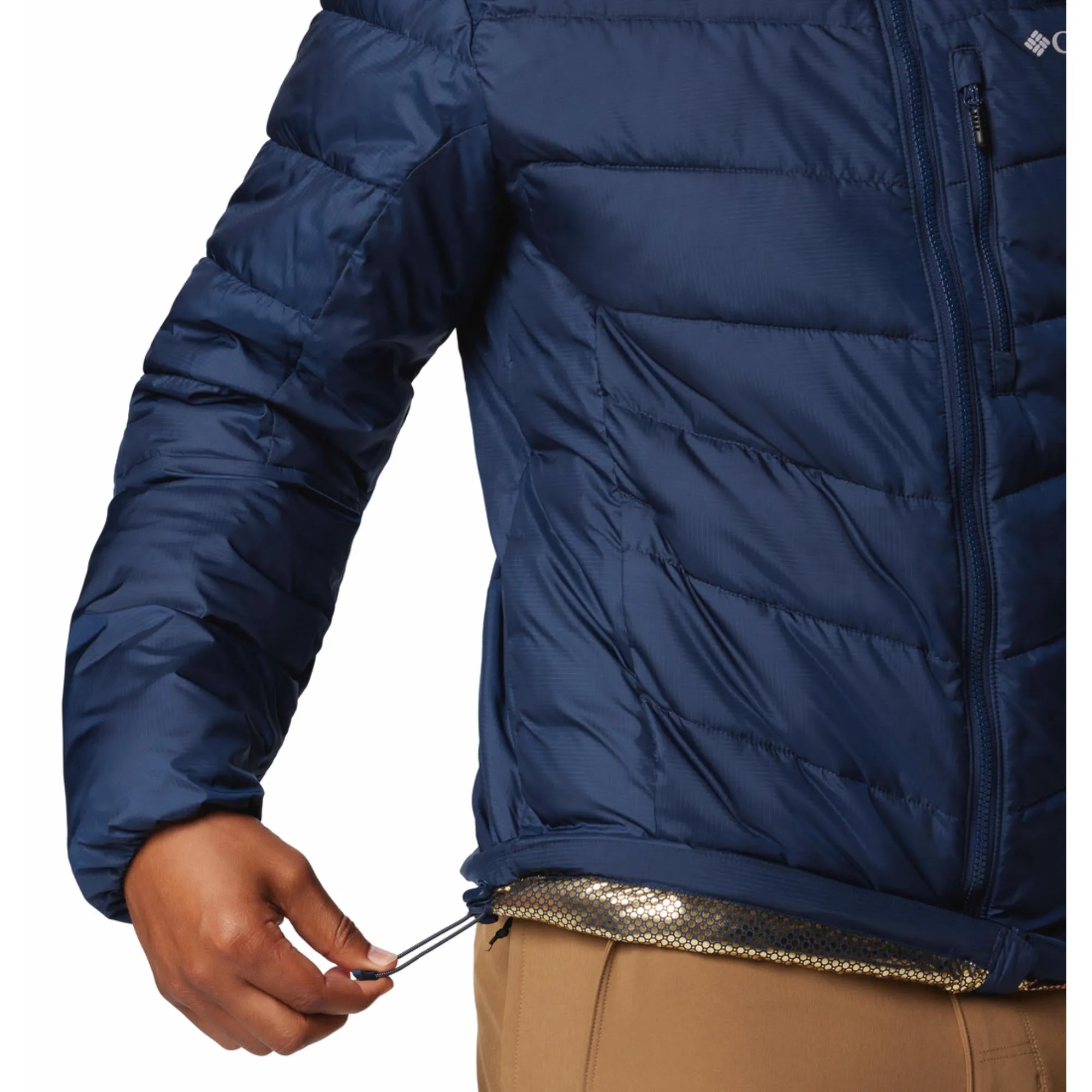 Columbia Men Blue Omni-Heat Infinity Labyrinth Loop II Hooded Jacket