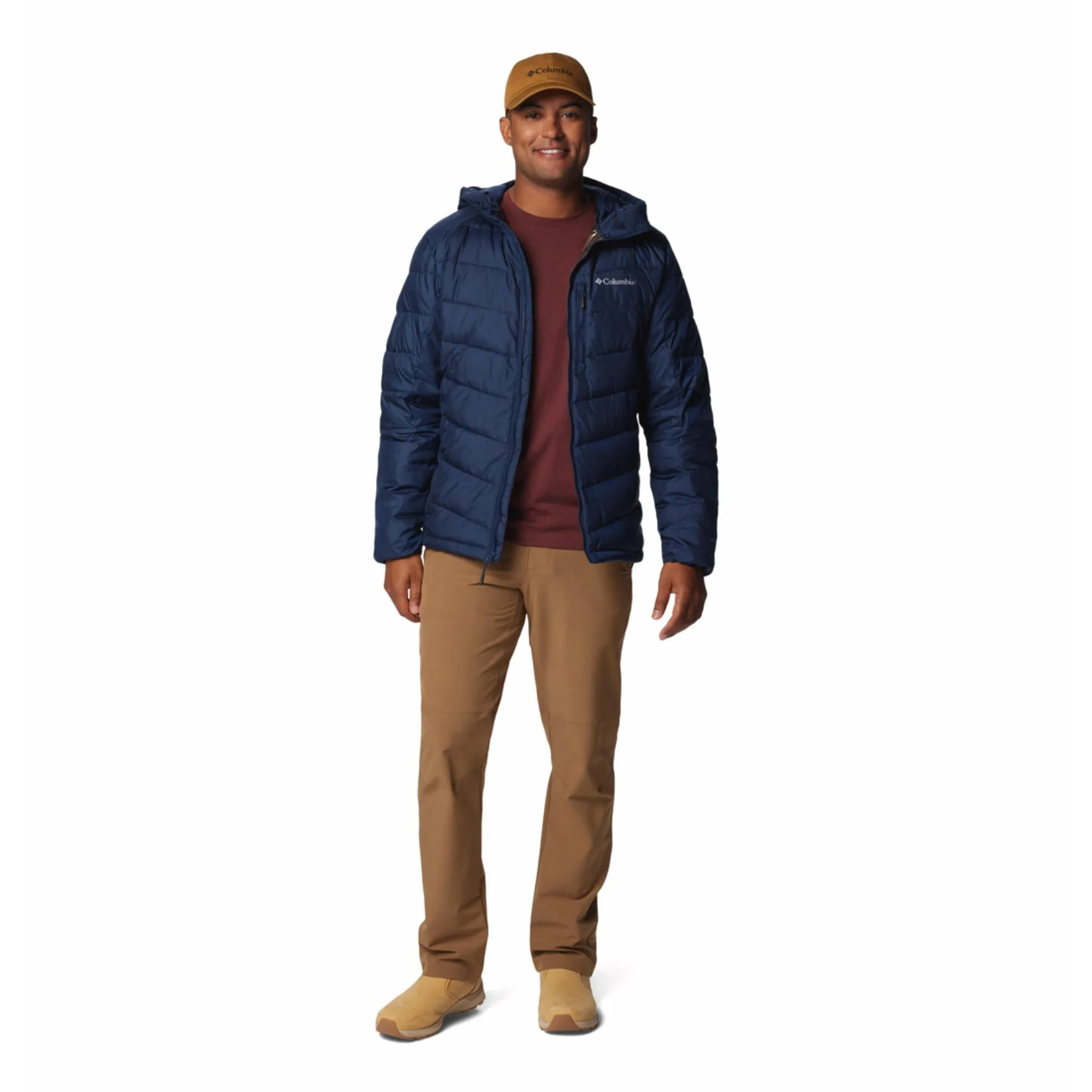 Columbia Men Blue Omni-Heat Infinity Labyrinth Loop II Hooded Jacket