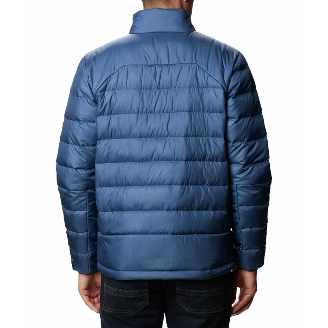 Columbia Men Blue Omni-Heat Reflective Autumn Park Down Jacket