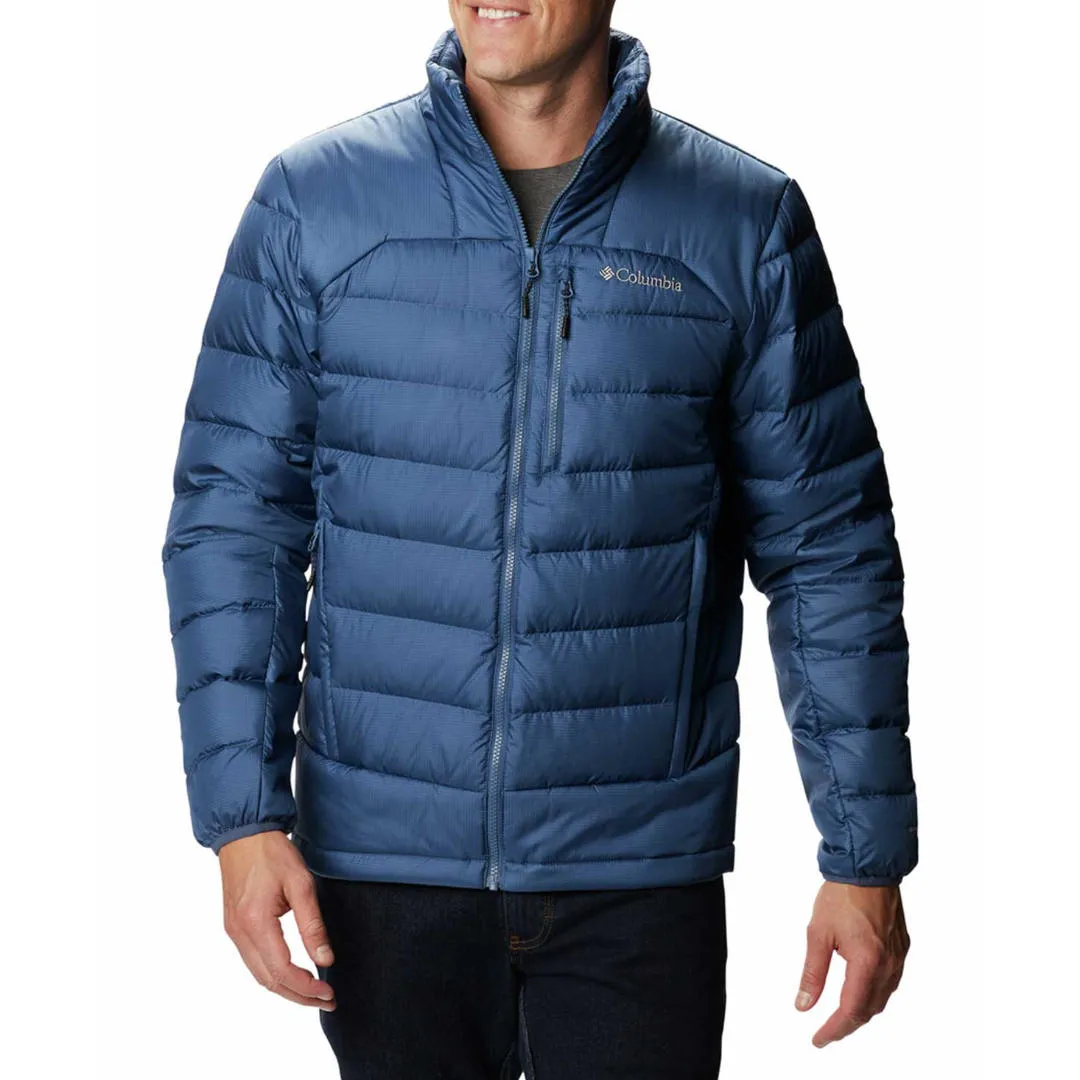 Columbia Men Blue Omni-Heat Reflective Autumn Park Down Jacket
