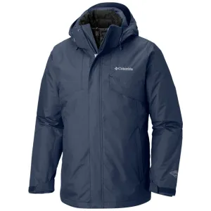 Columbia Men Blue Omni-Heat Reflective Bugaboo II Insulated Insulated Jacket