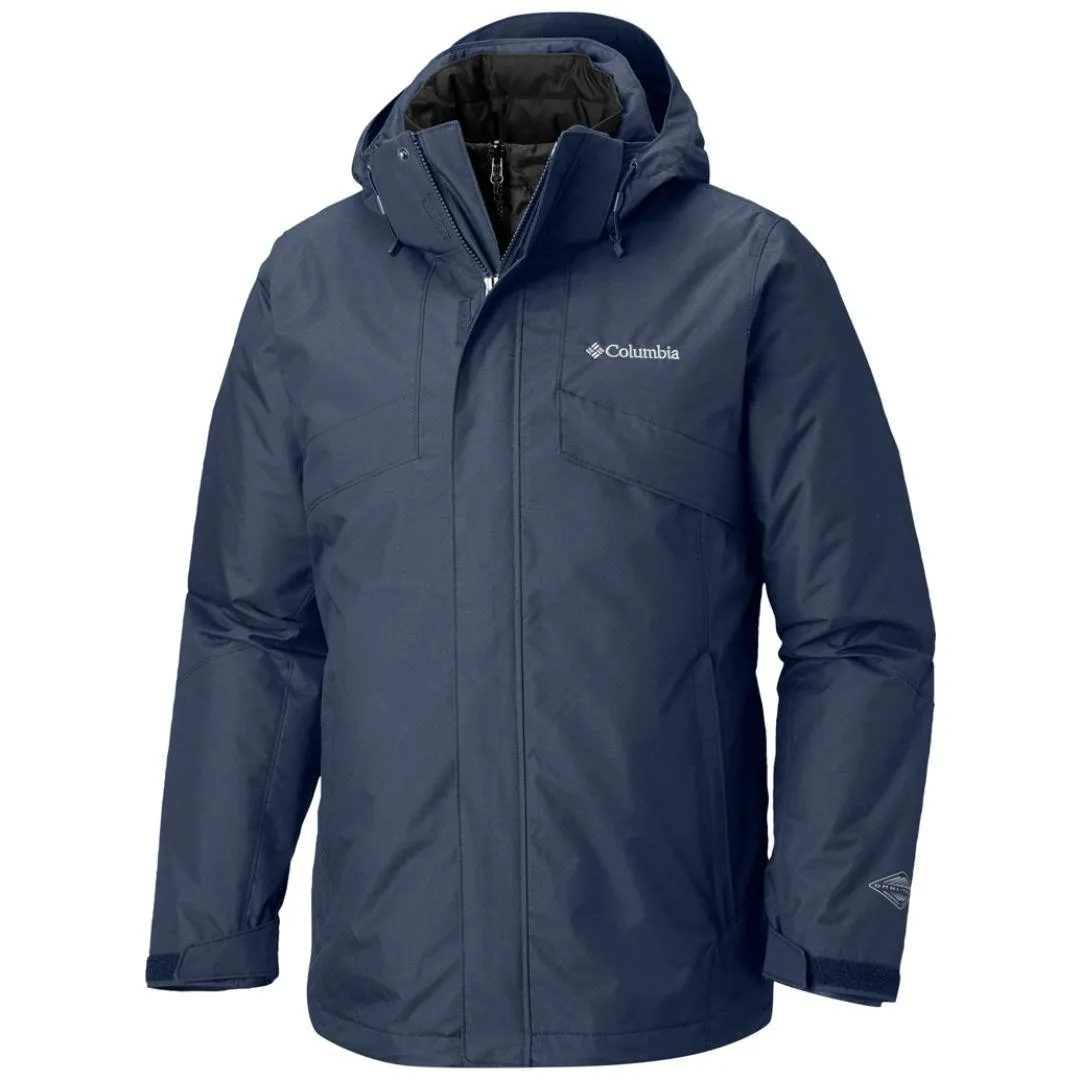 Columbia Men Blue Omni-Heat Reflective Bugaboo II Insulated Insulated Jacket