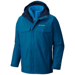 Columbia Men Blue Omni-Heat Reflective Bugaboo Inetrchangeable Jacket