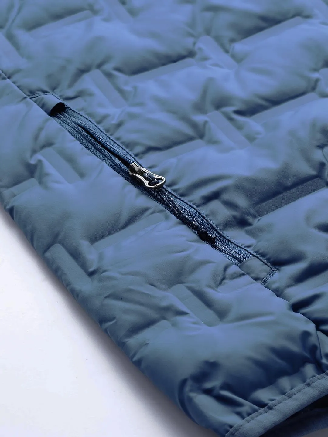 Columbia Men Blue Omni-Heat Reflective Delta Ridge Hooded Down Jacket