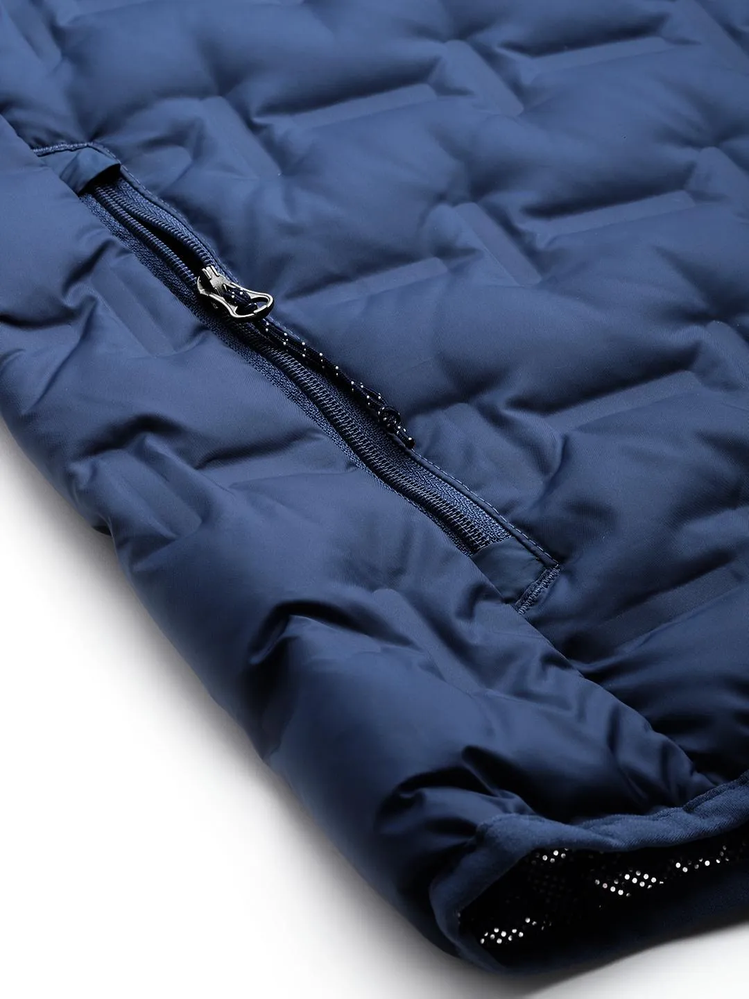 Columbia Men Blue Omni-Heat Reflective Delta Ridge Hooded Down Jacket