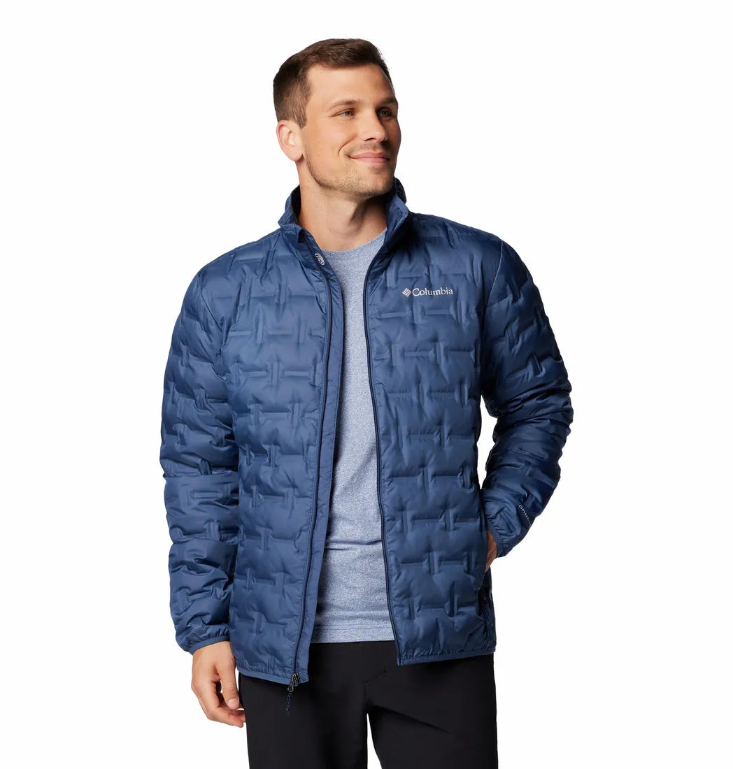 Columbia Men Blue Omni-Heat Reflective Delta Ridge II Down Jacket