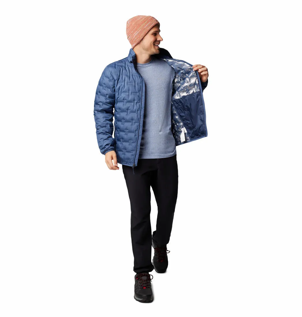 Columbia Men Blue Omni-Heat Reflective Delta Ridge II Down Jacket