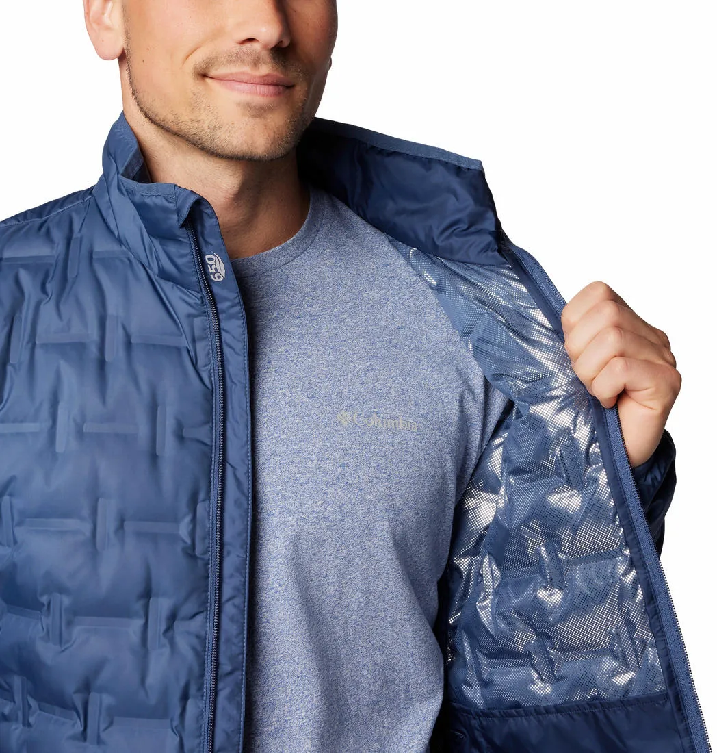 Columbia Men Blue Omni-Heat Reflective Delta Ridge II Down Jacket