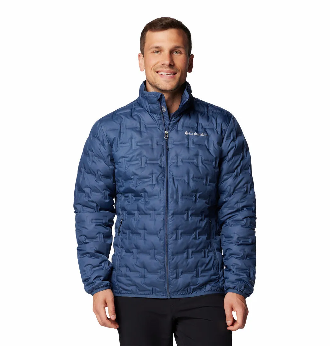 Columbia Men Blue Omni-Heat Reflective Delta Ridge II Down Jacket