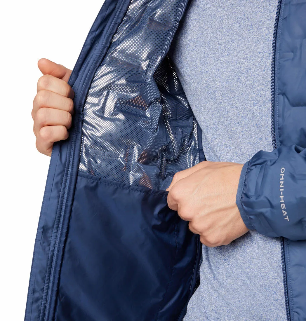 Columbia Men Blue Omni-Heat Reflective Delta Ridge II Down Jacket