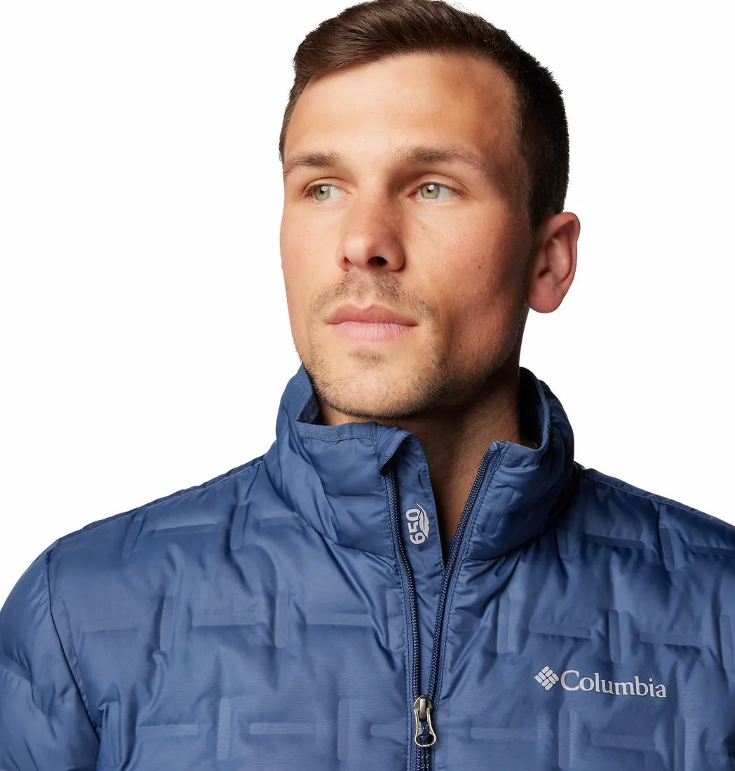 Columbia Men Blue Omni-Heat Reflective Delta Ridge II Down Jacket