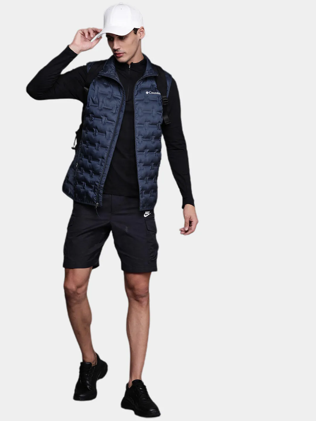 Columbia Men Blue Omni-Heat Reflective Delta Ridge Vest