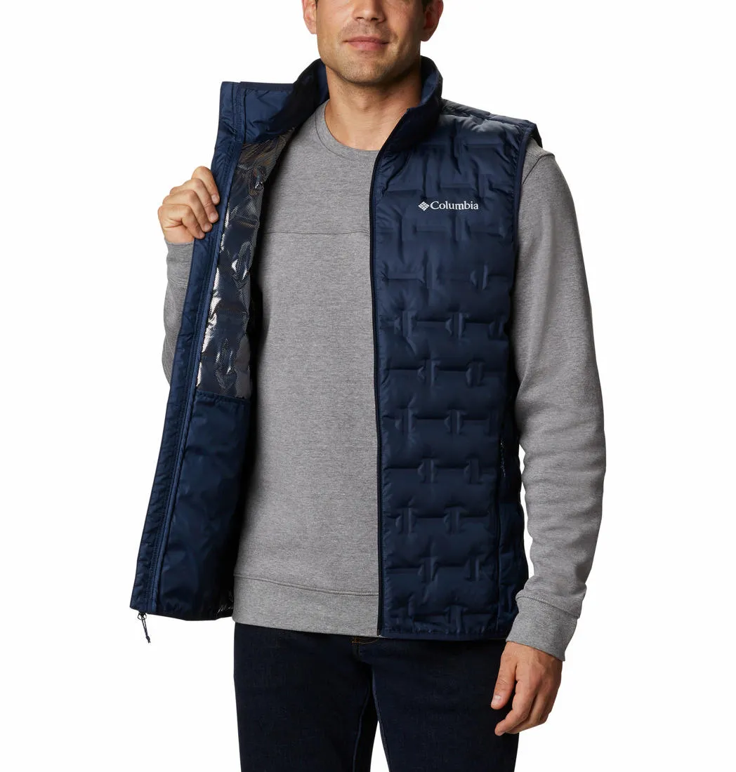 Columbia Men Blue Omni-Heat Reflective Delta Ridge Vest