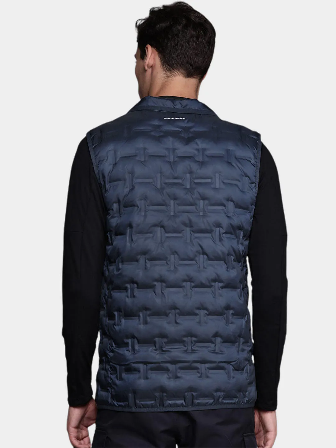 Columbia Men Blue Omni-Heat Reflective Delta Ridge Vest