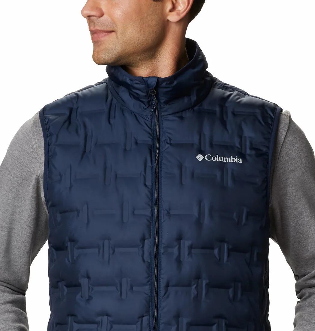 Columbia Men Blue Omni-Heat Reflective Delta Ridge Vest