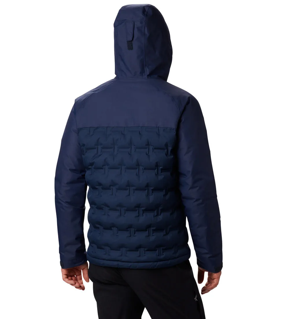 Columbia Men Blue Omni-Heat Reflective Grand Trek Down Jacket
