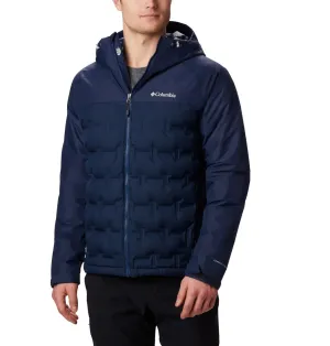 Columbia Men Blue Omni-Heat Reflective Grand Trek Down Jacket