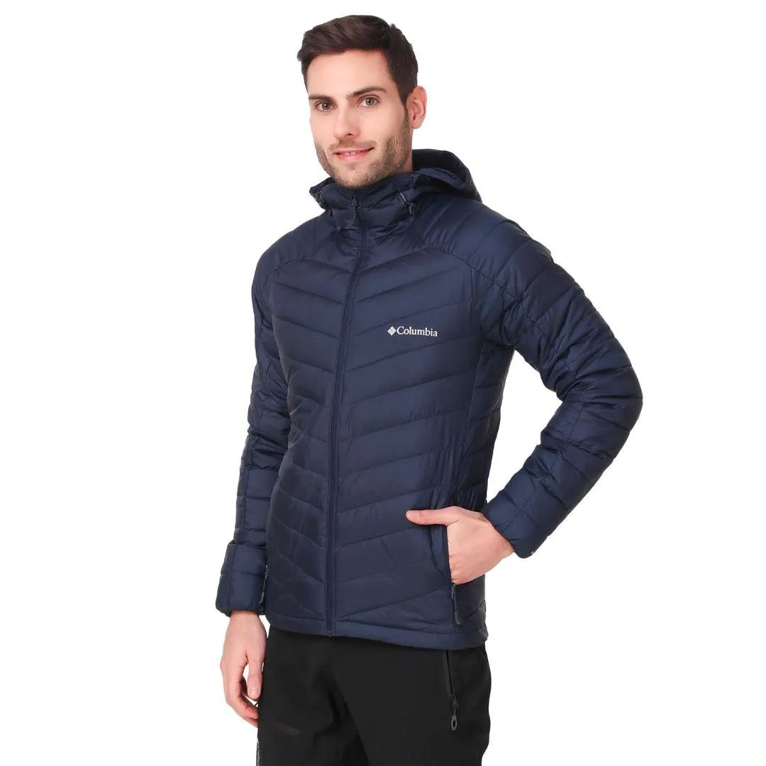 Columbia Men Blue Omni-Heat Reflective Horizon Explorer Hooded Jacket